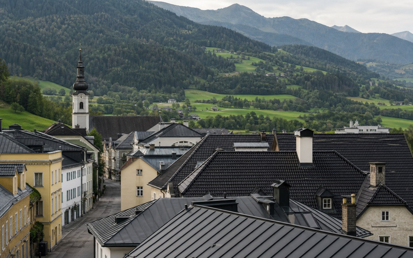 Roofscape in Austria