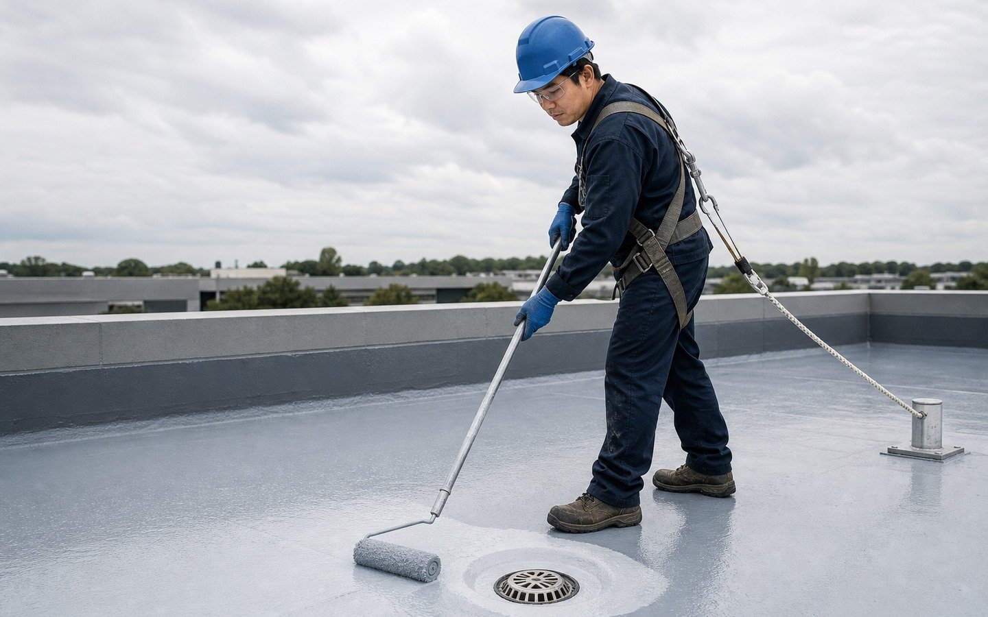 Flat roof waterproofing — RoofPruf